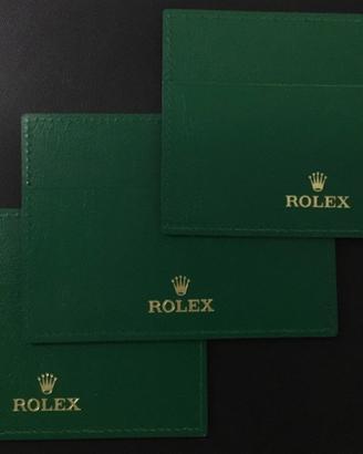 Rolex Originale Porta Garanzia Card Nuovo