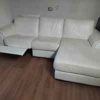 DIVANO BIANCO VERA PELLE