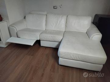 DIVANO BIANCO VERA PELLE