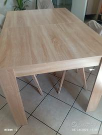 tavolo  legno allungabile 