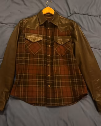 Chrome Hearts camicia/giacca in pelle