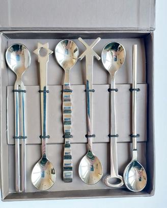 Set da 6 Cucchiaini per Party, Sambonet design