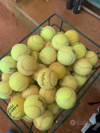 50 palline da tennis usate