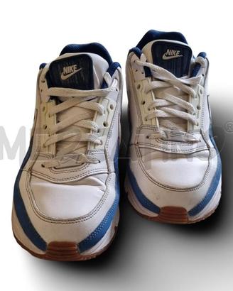 SCARPE UOMO NIKE BIANCA E BLU AIRMAX