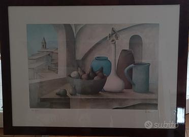 Litografia di Roberto Masi numerata e firmata