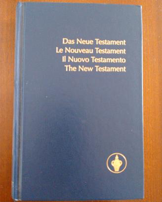 Nuovo Testamento in quattro lingue.