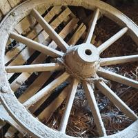 Ruota carro antico
