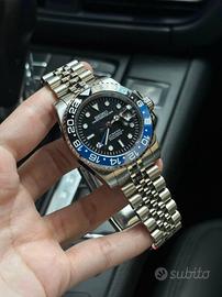 Orologio automatico GMT NH34 zaffiro acciaio