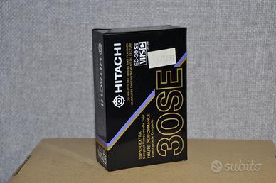 Videocassetta Hitachi VHS C 30 NUOVA