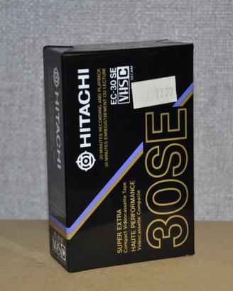 Videocassetta Hitachi VHS C 30 NUOVA