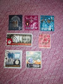 Malta - 7 Francobolli - Knights of Malta