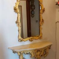 Consolle con specchio