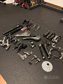 Ricambi top di gamma carbonio titanio bici corsa