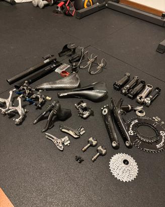 Ricambi top di gamma carbonio titanio bici corsa
