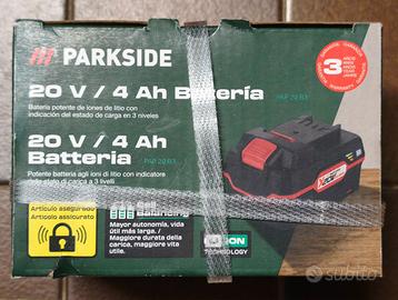 Nuovo! Batteria Parkside 20V 4 Ah GARANZIA