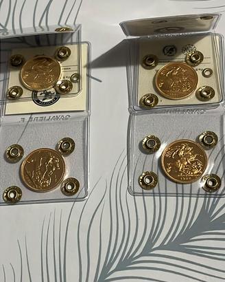 Sterline oro Edoardo VII - Giorgio V - Fiocchetto