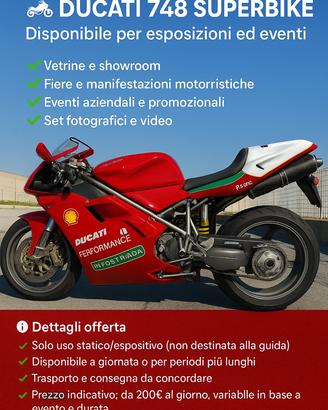 Ducati 748 Superbike da esposizione