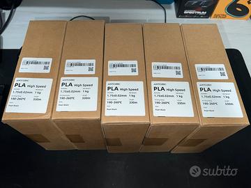 Filamento PLA Anycubic HighSpeed - 5 bobine da 1kg