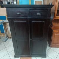 armadio 2 ante in legno massello di castagno