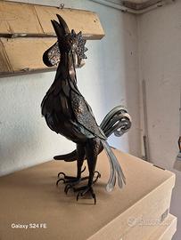 gallo in rame 