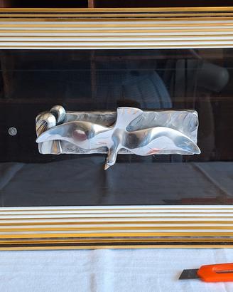 Quadro Gabbiano in Argento Ottaviani con Scatola