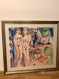 Bruno Cassinari serigrafia con certificato