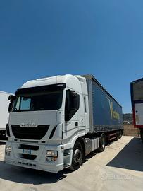 Trattore stradale Iveco Ecostralis + rimorchio