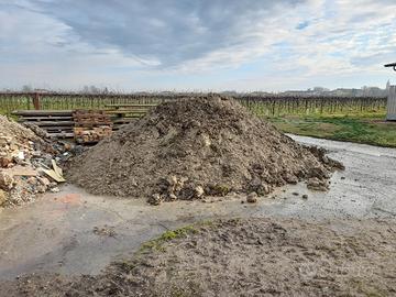 Terra pulita per giardino o riempimenti