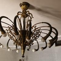 Codice: 268156  ANTICO LAMPADARIO 16 LUCI CON STRU