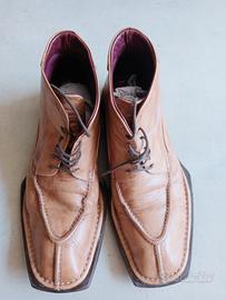 Scarpa uomo in pelle Marrone Vintage tg.41