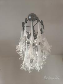 Lampadario in vetro di Murano