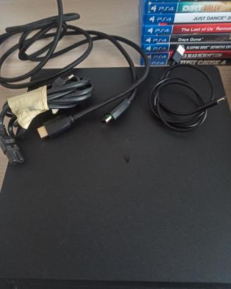 playstation 4 slim,controller e 10 dischi