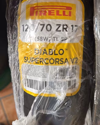 Gomme pirelli diablo 190/65/17 e 120/70/17