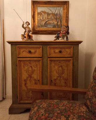 Credenza in stile rustico/tirolese anni ’60-80