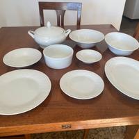 Servizio piatti bianco
