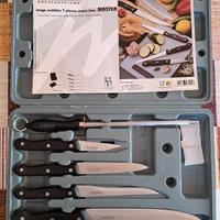 Set coltelli da cucina con valigetta. Mai usati