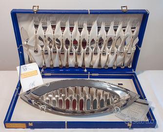 Posate vassoio da pesce GOTTINGHEN acciaio oro