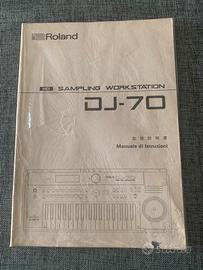 Roland dj 70 manuale in italiano + libreria Roland