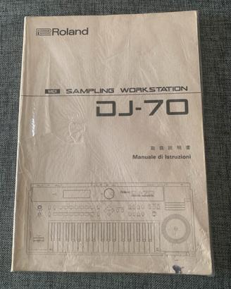 Roland dj 70 manuale in italiano + libreria Roland