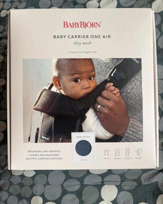 Marsupio baby bjorn one air airy mesh