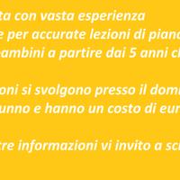 Corso di pianoforte amatoriale e professionale