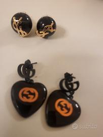orecchini  ysl e gucci