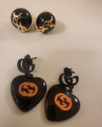 orecchini  ysl e gucci