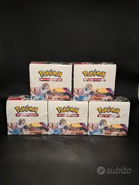 5x Display 36 Buste Pokemon Evoluzioni Paldea ITA