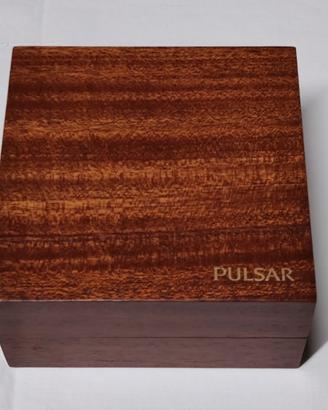 Pulsar orologio vintage scatola legno