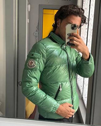 Moncler Badia Vintage Piumino Verde