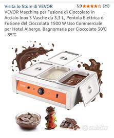 Macchina fusione cioccolato