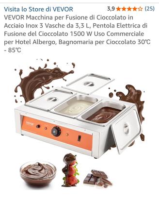 Macchina fusione cioccolato