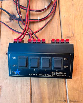 Commutatore audio HQ PRE SWITCH 4