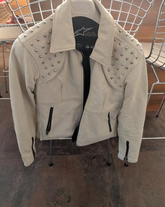 Giubbotto moto Alpine Star Bianco taglia 42